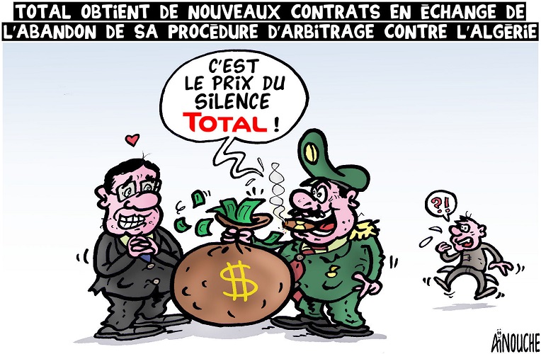 Total obtient de nouveaux contrats en échange de l’abandon de sa procédure d’arbitrage contre l’Algérie