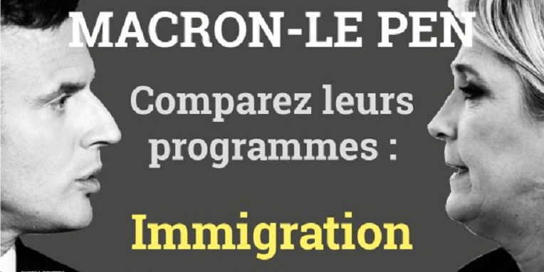 Présidentielle 2017 : que proposent Le Pen et Macron en matière d’immigration ?