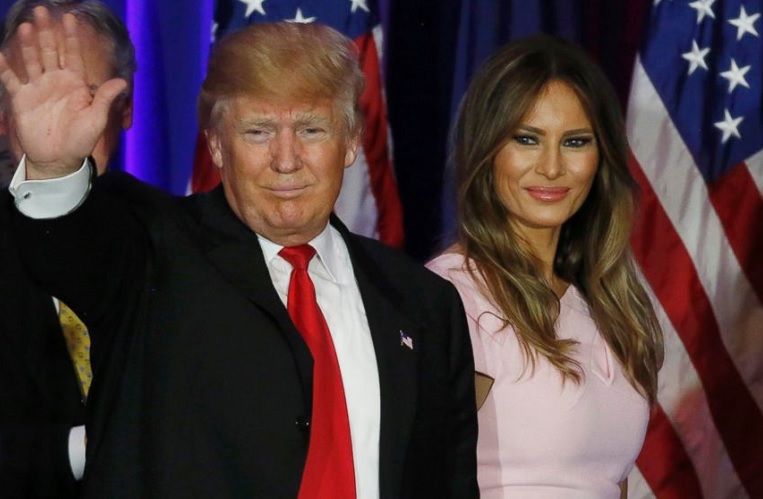 VIDÉO. Donald Trump rappelé à l&rsquo;ordre discrètement par sa femme