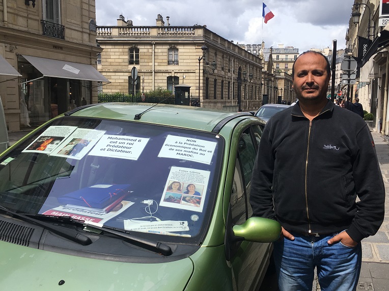 Un opposant marocain en grève de la faim devant l&rsquo;Élysée