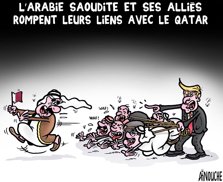 L&rsquo;Arabie saoudite et ses alliés rompent leurs liens avec le Qatar