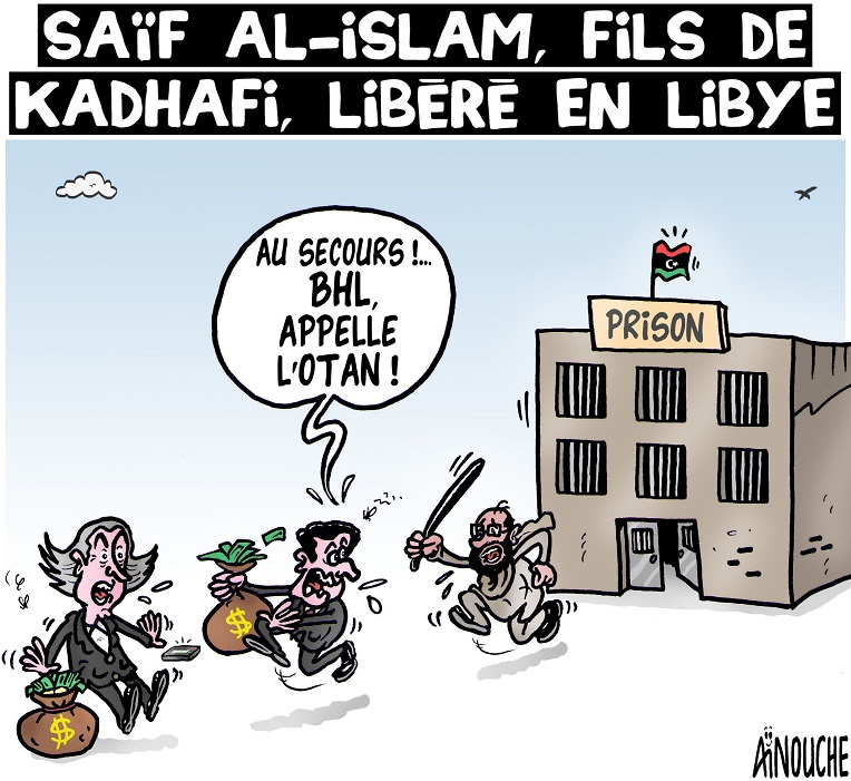 Saïf Al-Islam, fils de Kadhafi, libéré en Libye