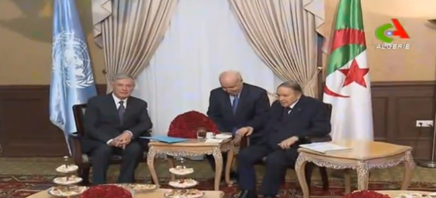 VIDÉO. Le président Bouteflika reçoit Horst Köhler