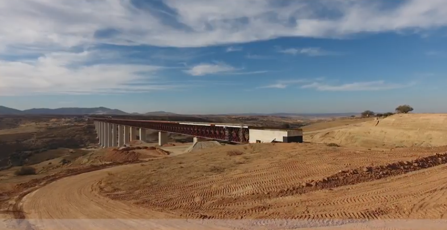 VIDÉO. Le chantier de la LGV Oran – Tlemcen vu du ciel