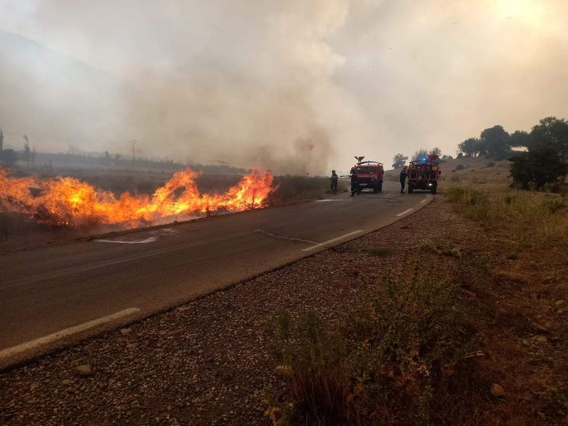 Feux de forêts : des sapeurs-pompiers agressés à Khenchela