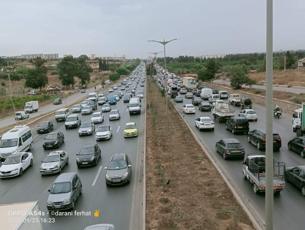 Retour en force des embouteillages à Alger