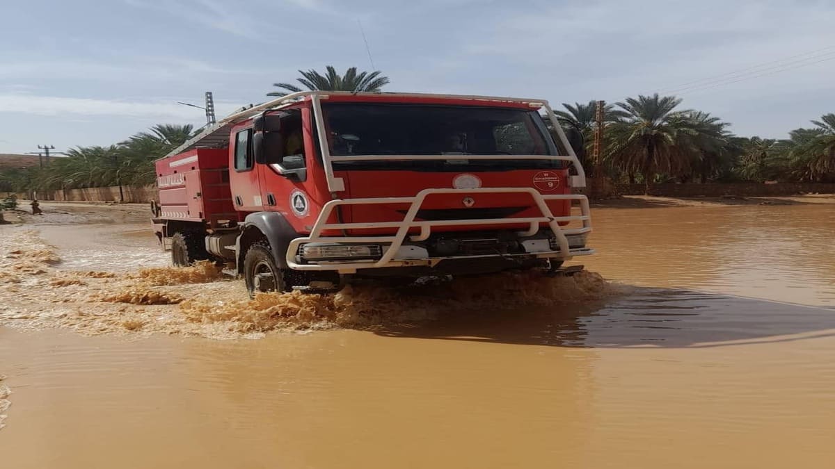 Inondations en Algérie : des morts et des crues impressionnantes