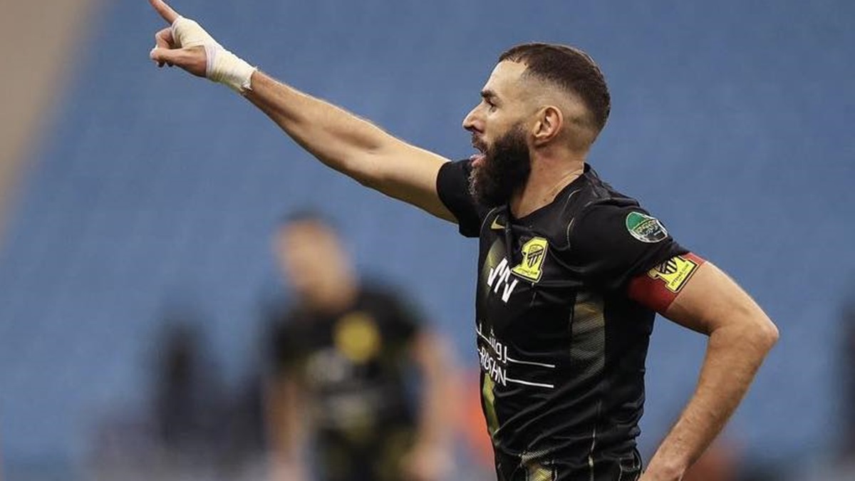 Arabie Saoudite : la magnifique « Madjer » de Karim Benzema  (Vidéo)