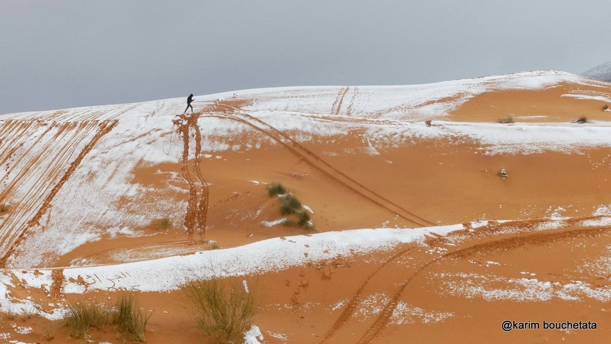 Sahara algérien : deux phénomènes météo rares en moins d’une année