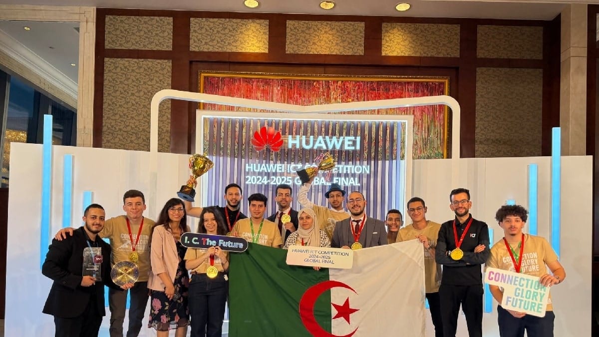 Concours Huawei : exploit historique des étudiants algériens en Chine